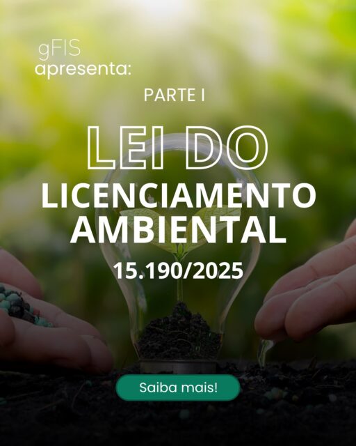 🌱 Lei Geral do Licenciamento Ambiental (Lei 15.190/2025): o que muda?
Depois de mais de 20 anos de debate, o Brasil finalmente tem uma lei geral sobre licenciamento ambiental.
Quer entender o que muda nas regras, prazos e tipos de licença? ⚖️
➡️ Arraste para o lado e confira o resumo que preparamos!

#LicenciamentoAmbiental #Lei15190 #MeioAmbiente #GestãoAmbiental #gFIS #Sustentabilidade #PolíticaAmbiental #BrasilVerde #LegislaçãoAmbiental